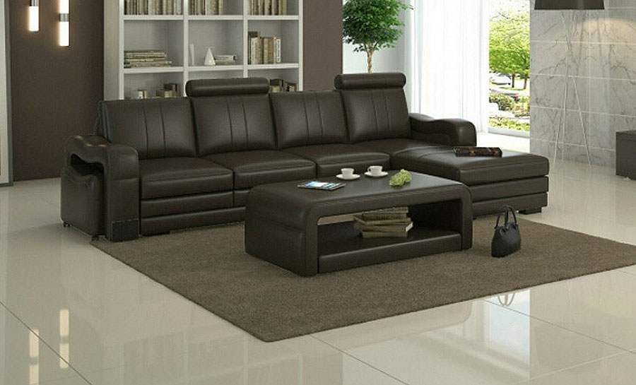 Janice - 3SC - Leather Sofa Lounge Set